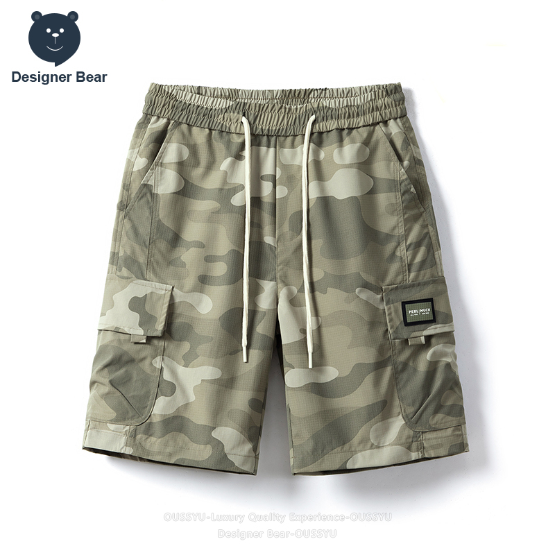 Streetwear Brand Shorts - Marka Giyim Yaz Kargo Kamuflaj Şort