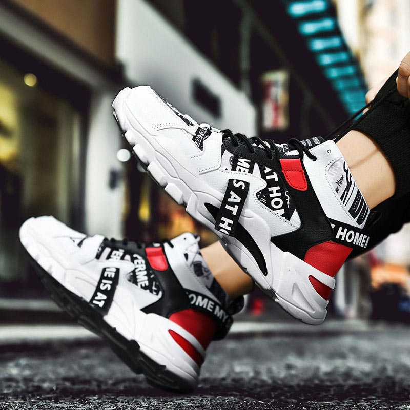 Streetwear Brand From Japan - Büyük boy yüksek Top tıknaz erkek