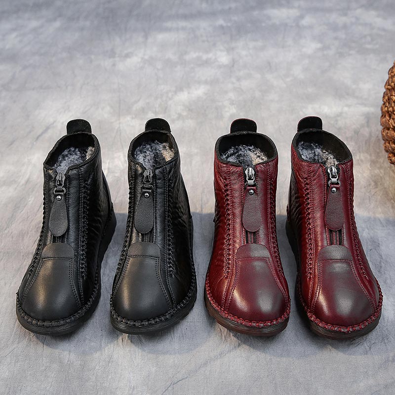 Streetwear Brand From Japan - Yüksek kesim pu deri sneakers kadınlar