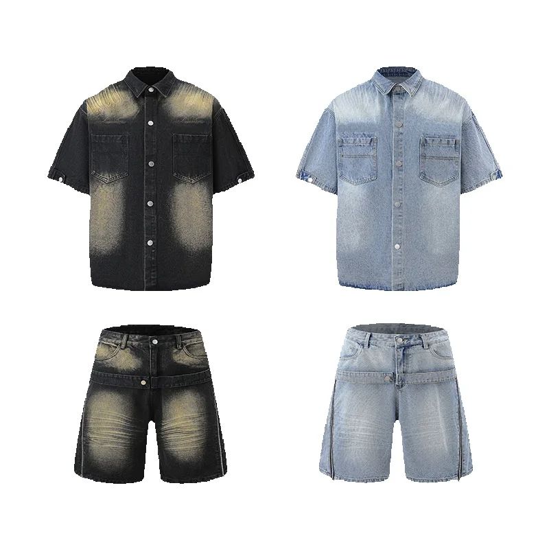 Streetwear Brand Shorts - DAVIDSHAO Üstün Kalite AB ABD Beden