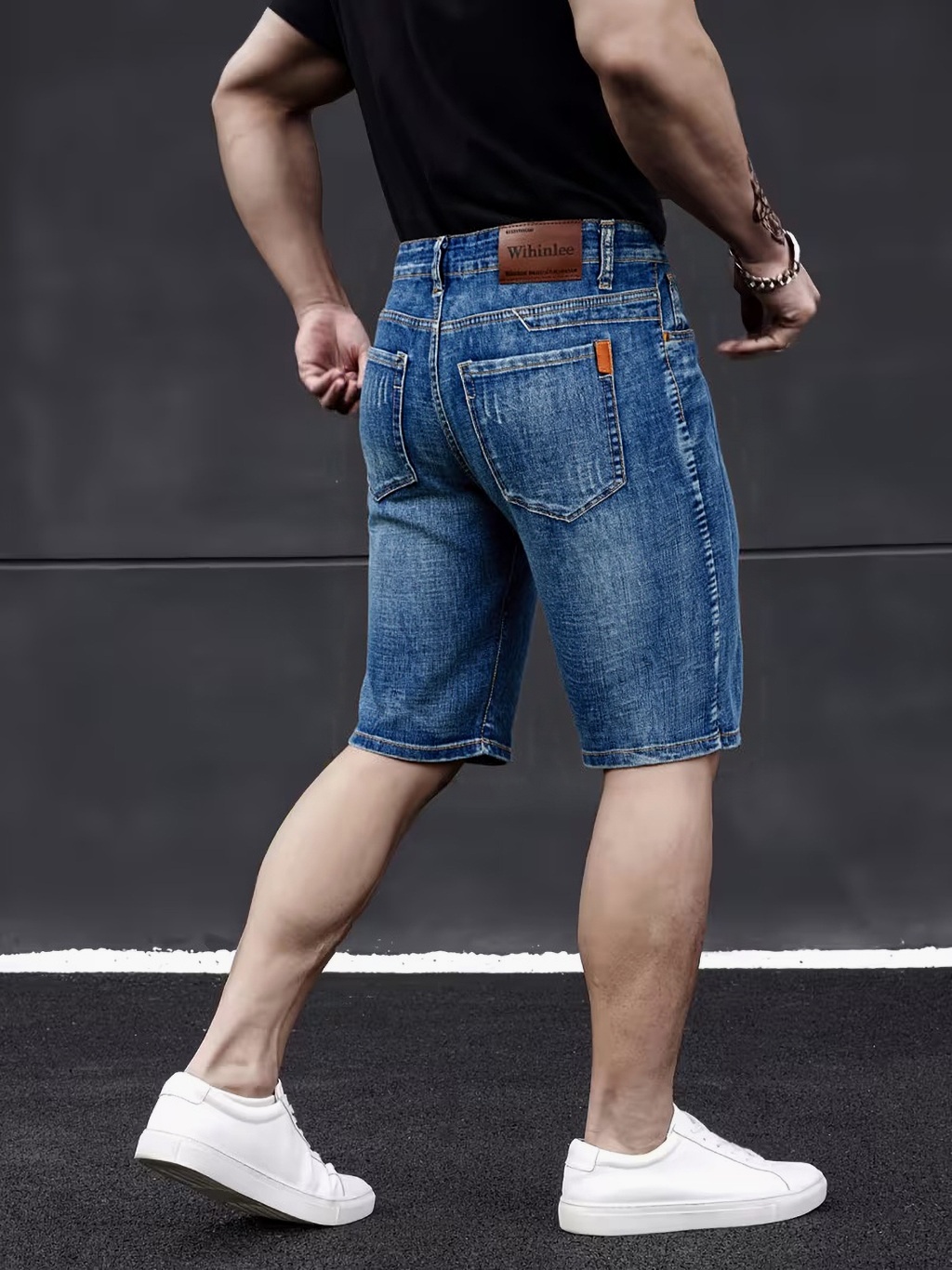 Streetwear Brand Shorts - Wthinlee Yeni İş Erkek Kot Pantolon
