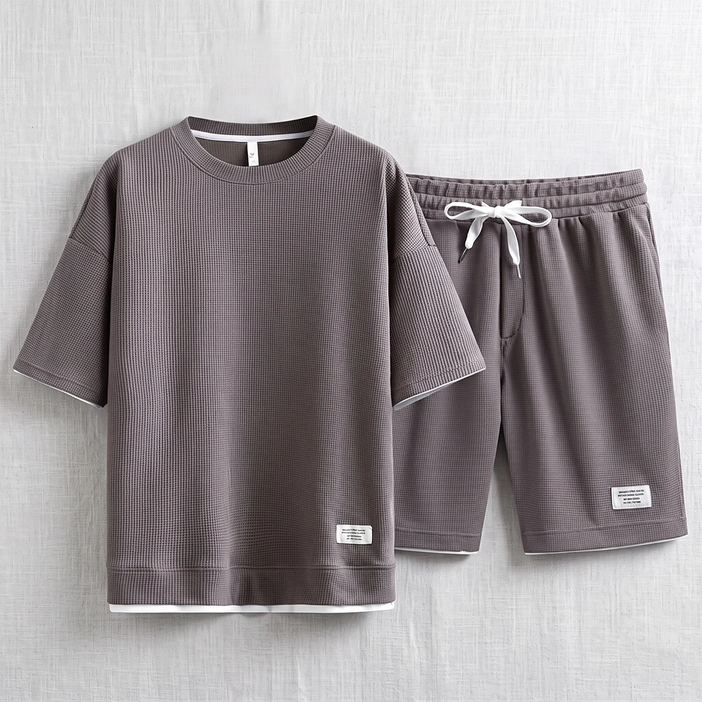 Yazlık Erkek Waffle Örgü Eşofm - Streetwear Brand Shorts incelemesi ve fiyatı