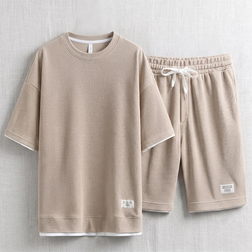 Yazlık Erkek Waffle Örgü Eşofm - Streetwear Brand Shorts incelemesi ve fiyatı
