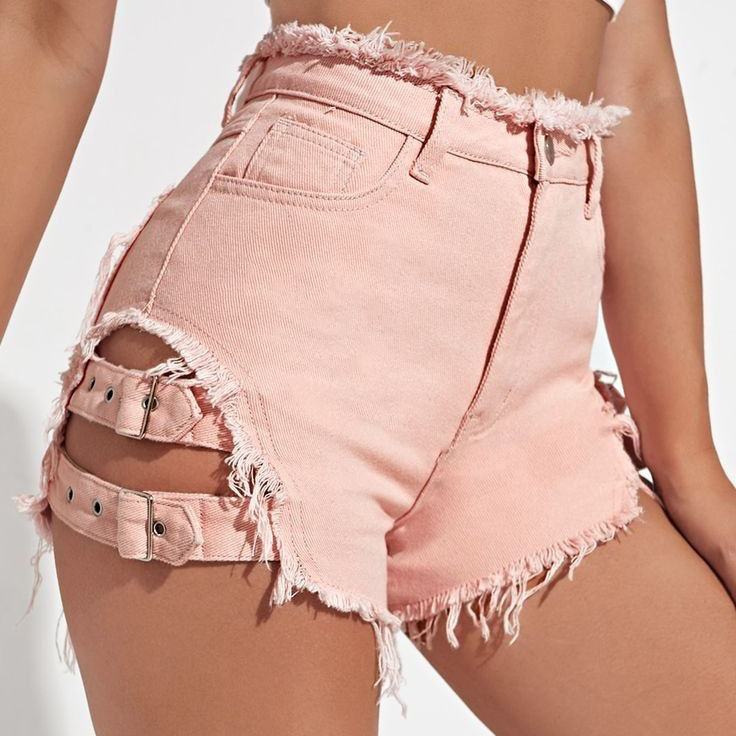 Kadınlar Yüksek Bel Kot Şort Y - Streetwear Brand Shorts incelemesi ve fiyatı