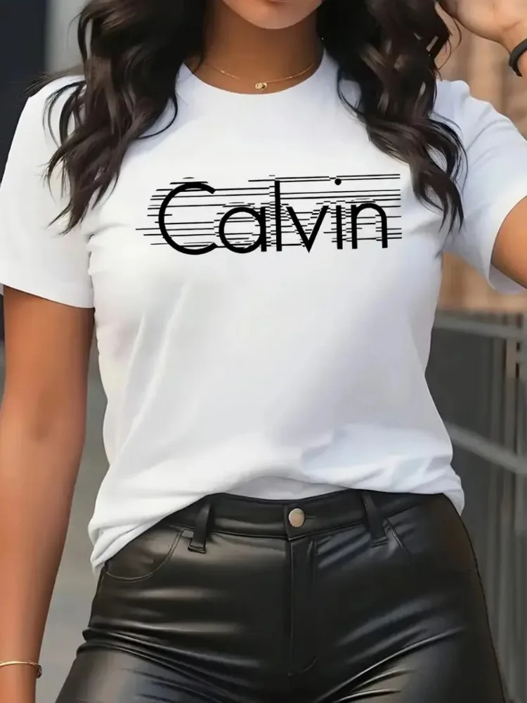 Calvin kadın T-Shirt Eğlence M - Streetwear Brand Y2K incelemesi ve fiyatı