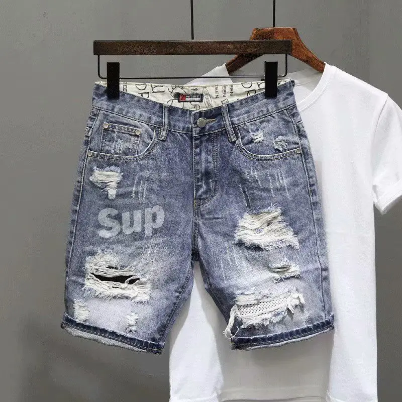 Erkek kısa kot pantolon pantol - Streetwear Brand Shorts incelemesi ve fiyatı