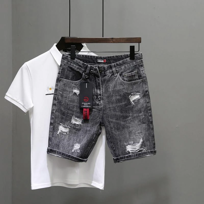 Erkek kısa kot pantolon pantol - Streetwear Brand Shorts incelemesi ve fiyatı